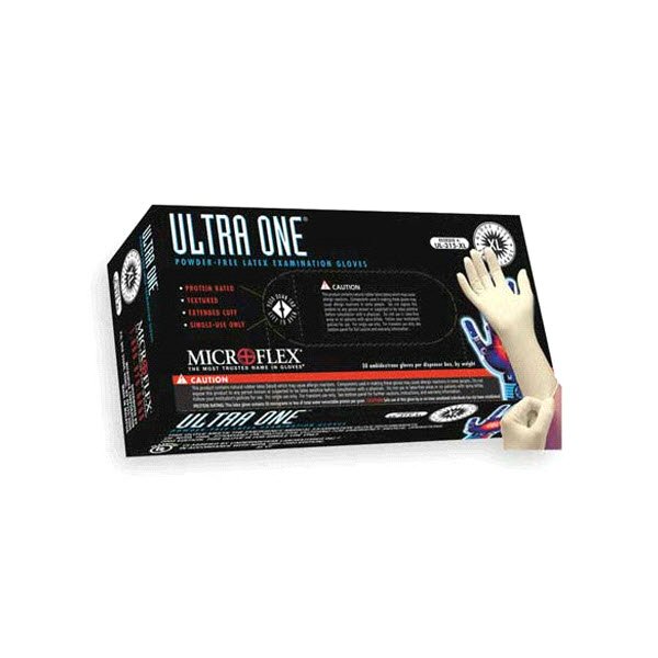 Durable Latex Exam Glove with Extended Cuff - Disposable